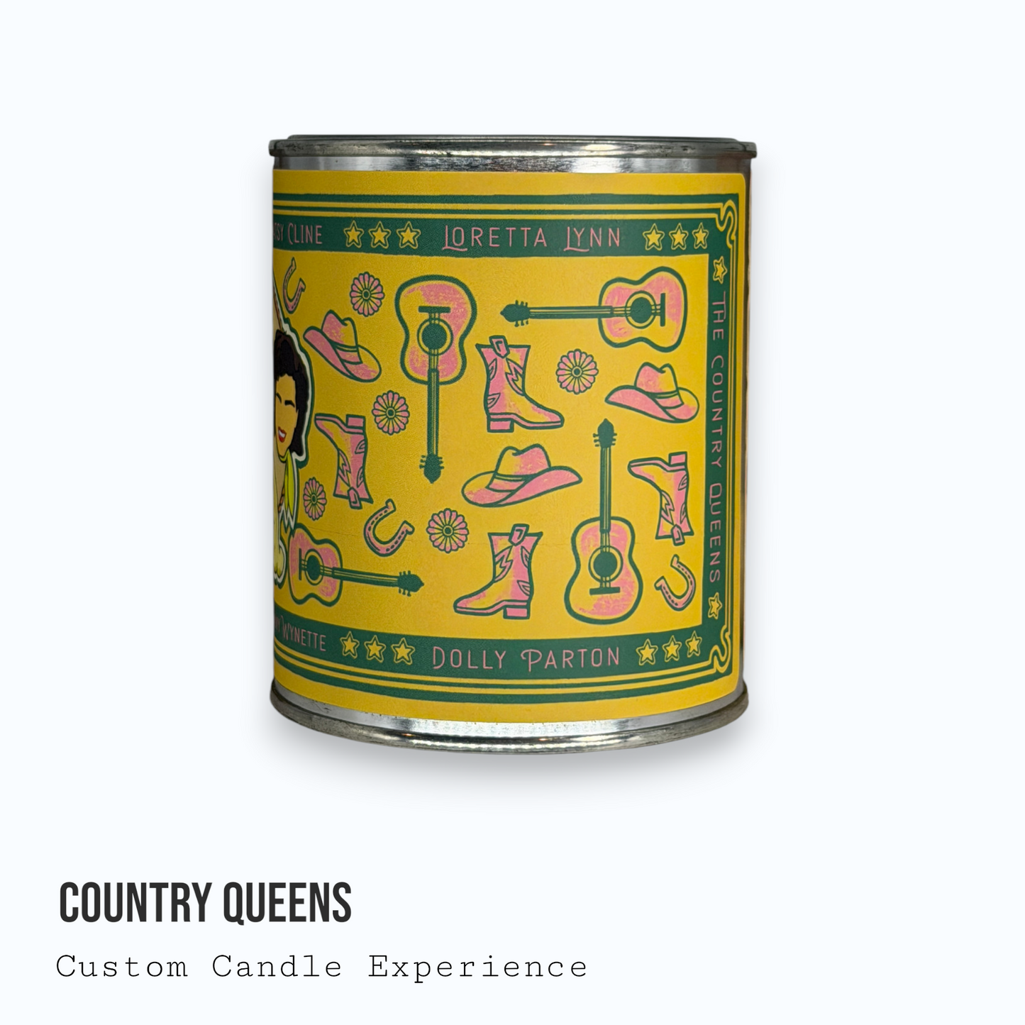 Country Queens Custom Candle