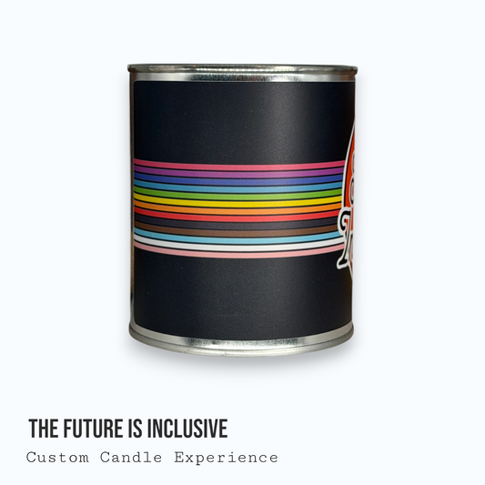 The Future Is Inclusive Custom Candle