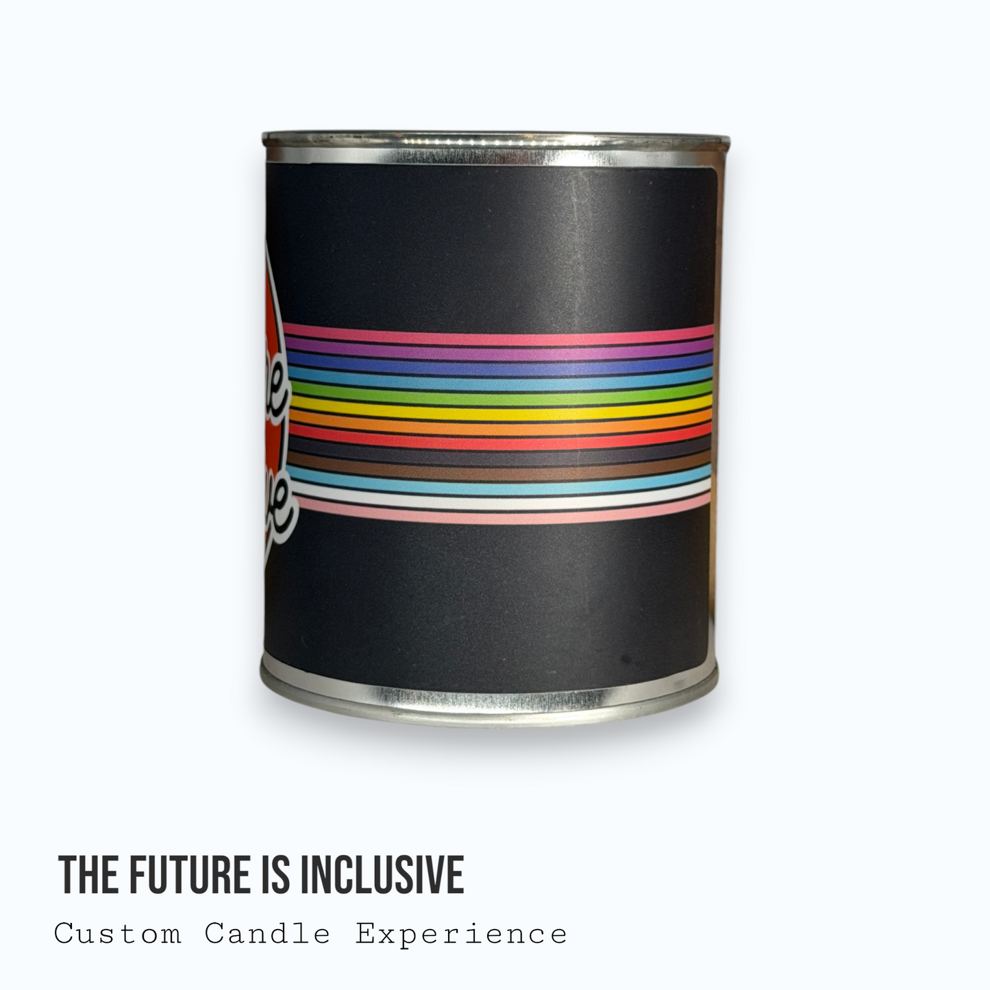 The Future Is Inclusive Custom Candle
