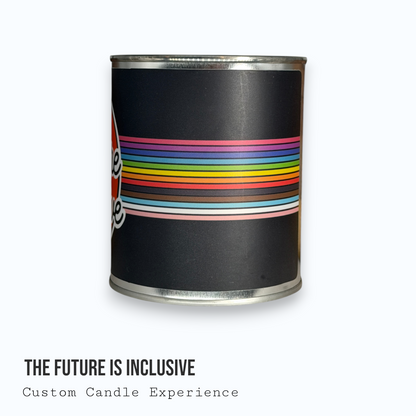 The Future Is Inclusive Custom Candle