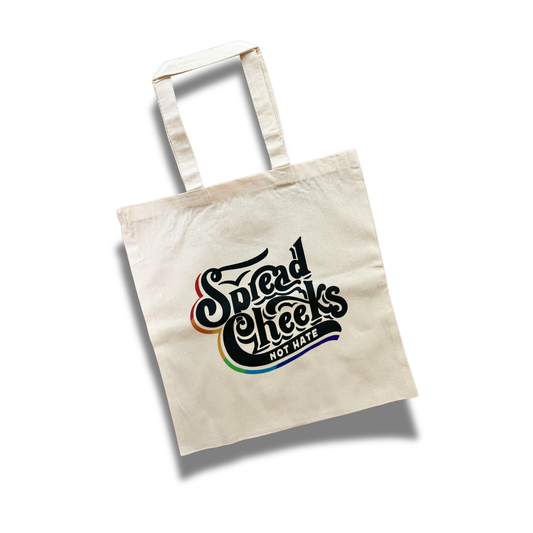 Spread Cheeks, Not Hate Canvas Tote Bag