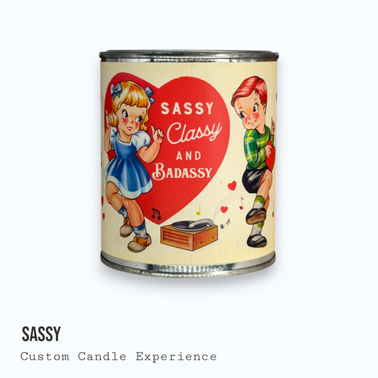 Sassy Custom Candle